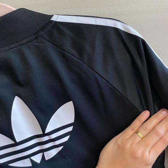 Adidas Black Varsity Jacket - Picture 4 of 4